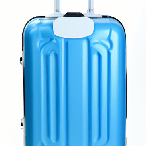 Blauwe koffer