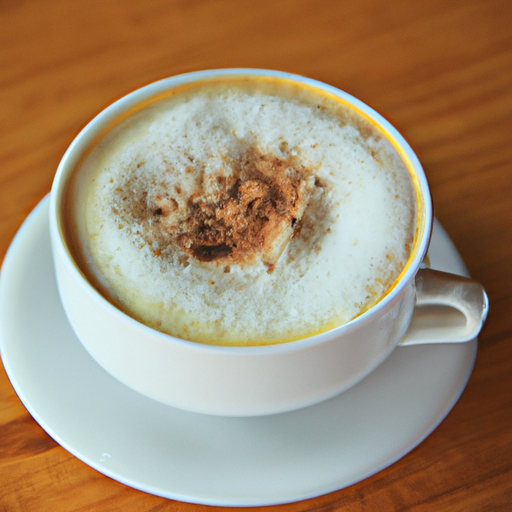 Cappuccino koffie in een kopje