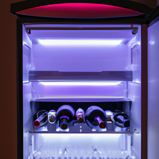 Wijnkoelkast met LED verlichting